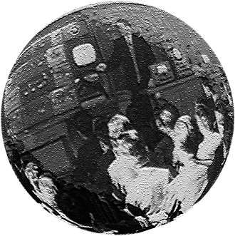 電波学園祭の歴史を映した球体
