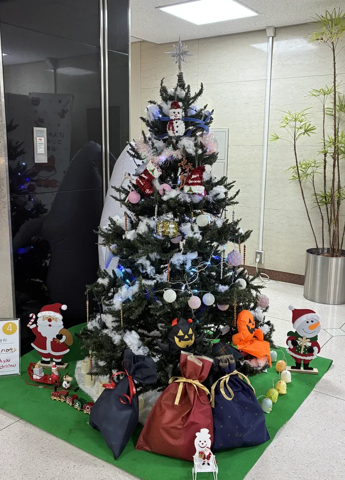 情報処理科２年制のクリスマスツリー
