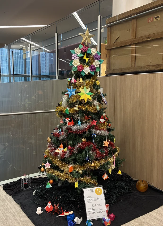 電気工学科のクリスマスツリー